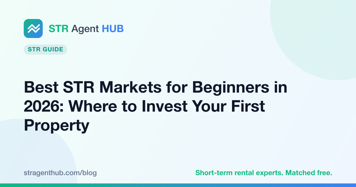 Best STR Markets for Beginners 2026 | STR HUB